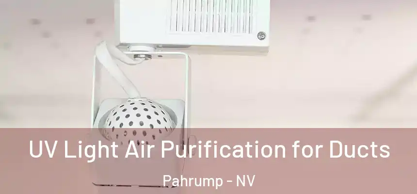  UV Light Air Purification for Ducts Pahrump - NV